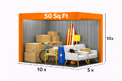 50 Sq Ft storage unit